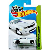 Carro de Brinquedo Hot Wheels '14 Copo Camaro Branco HW Workshop