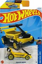 Carro de Brinquedo Hot Wheels Draggin' Wagon Amarelo 4/5