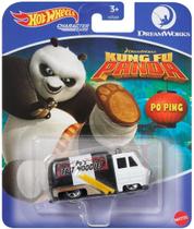 Carro de Brinquedo Hot Wheels Kung Fu Panda - Personagem Po Ping