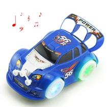 Carro de brinquedo iluminado, veiculo elétrico inteligente com emissão de luz musical. - TOY KING