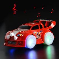 Carro de brinquedo iluminado, veiculo elétrico inteligente com emissão de luz musical. - TOY KING