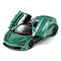 Carro de brinquedo iPariser Alloy Collectible Green McLaren 720s 1:32
