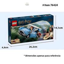 Carro De Brinquedo LEGO Harry Potter Flying Ford Anglia 76424, Montável, Com 2 Minifiguras Para