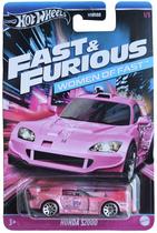 Carro de Brinquedo Mattel Hot Wheels Honda S2000 Rosa Escala 1/5