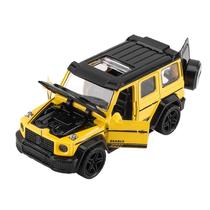 Carro de brinquedo Off-Road K174A44 para crianças amarelo 12x5x5 cm
