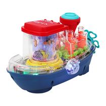Carro de brinquedo transparente para crianças pequenas Elect