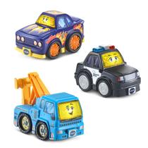 Carro de brinquedo VTech Go! Vá! Pacote com 3 Smart Wheels Roadway Heroes