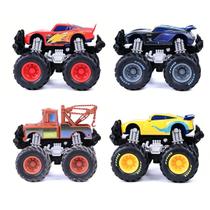 Carro de Brinquedo ZXIHYYN 1/45 de Metal com Fricção, Kit com 4 Unidades, 11 cm