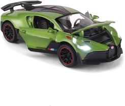 Carro de brinquedos Bugatti Divo Alloy Model Car, 1:32 Diecast Car Presentes para 3 a 12 anos