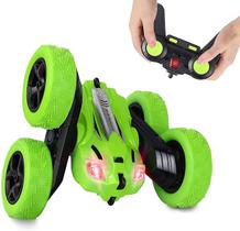 Carro de controle remoto, 2,4 GHz 4wd Rc Stunt Car 360 Rotat