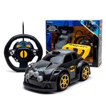 Carro De Controle Remoto Batman Smart Driver Volante 3 Funções Infantil Carro De Controle Remoto Batman Smart Driver Volante 3 Funções Infantil
