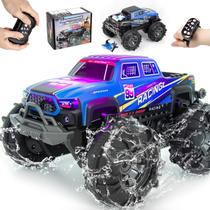 Carro de controle remoto Calefwe Amphibious Monster Truck Boys 4-7