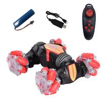 Carro de controle remoto com sensor de gestos Carro de acrobacias Carro de torção transfronteiriço Veículo off-road Tração nas quatro rodas Som e luz Carro de brinquedo infantil
