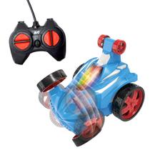 Carro de Controle Remoto Crazy Fox 360 Azul Acrobacias DM Carro de Controle Remoto Crazy Fox 360 Azul Acrobacias DM