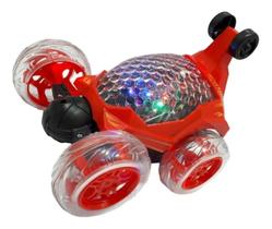 Carro De Controle Remoto Crazy Recarregavel Vermelho DmToys Carro De Controle Remoto Crazy Recarregavel Vermelho DmToys