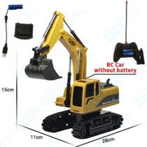 Carro De Controle Remoto De Trilha Escavadeira Profissional Veículo Construção 2.4G Original