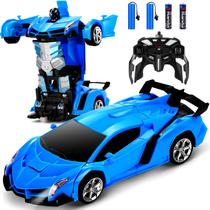 Carro de controle remoto Dolanus Transform Robot RC com baterias