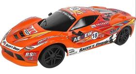 Carro de Controle Remoto Esportivo Phantom Laranja- Wellmix Carro de Controle Remoto Esportivo Phantom Laranja- Wellmix
