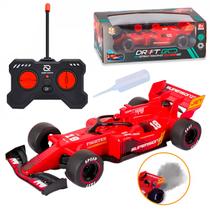 Carro De Controle Remoto F-1 Brinquedo Para Meninos Emite Luzes E Fumaça Cor Vermelho Carro De Controle Remoto F-1 Brinquedo Para Meninos Emite Luzes E Fumaça Cor Vermelho