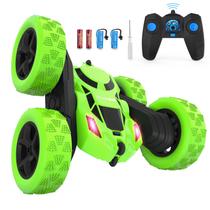 Carro de controle remoto Hamdol Double Sided 360 4WD RC Green