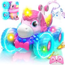 Carro de controle remoto Lehoo Castle Unicorn para meninas 4WD 360