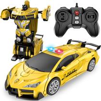 Carro de controle remoto LNNKINE Transform Robot RC Police 1:18 Carro de controle remoto LNNKINE Transform Robot RC Police 1:18