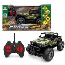 Carro De Controle Remoto Metalicars Force Verde- Polibrinq
