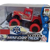 Carro de Controle Remoto Mini Car Truck Vermelho c/ Luz