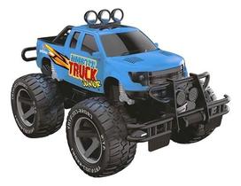 Carro de Controle Remoto Monster Truck Junior Azul Polibrinq - CAR2243 Carro de Controle Remoto Monster Truck Junior Azul Polibrinq - CAR2243