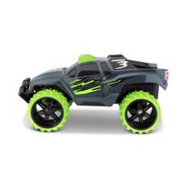 Carro de Controle Remoto - OFF-ROAD - Cinza com Verde