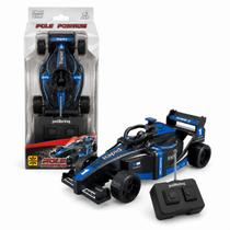 Carro De Controle Remoto Pole Position F1 Azul - Polibrinq Carro De Controle Remoto Pole Position F1 Azul - Polibrinq