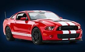 Carro de controle remoto RASTAR Ford Mustang Shelby GT500 1:14