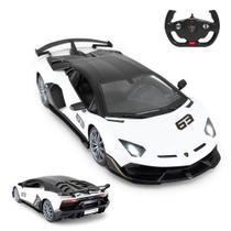 Carro de Controle Remoto RASTAR Lamborghini Aventador SVJ 1:14