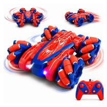Carro de Controle Remoto Stunt-X Drift Spider 360 com Luz LED - ToyKing Carro de Controle Remoto Stunt-X Drift Spider 360 com Luz LED - ToyKing