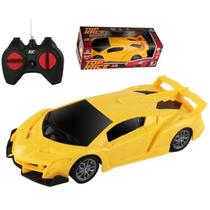 Carro de Controle Remoto TOP Race Polibrinq CAR825 Amarelo Carro de Controle Remoto TOP Race Polibrinq CAR825 Amarelo