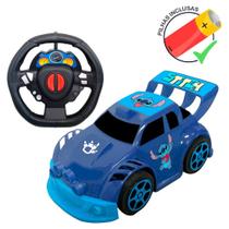 Carro de Controle Remoto Volante Stitch 3 Funções Candide