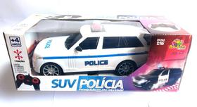 Carro de Controle Suv Policia 7 Funções Branco Zft008 - Art Brink