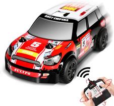 Carro de corrida com controle remoto, 2WD 2.4Ghz 1:28 brinquedos de carro RC de alta velocidade para meninos e meninas, mini carros RC de corrida rápidos para crianças, presentes de Natal de aniversário para brinquedos infantis de 6 a 12 anos