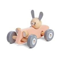 Carro de Corrida do Sr. Lebre Bunny - PlanToys - Brinquedo Educativo de Madeira