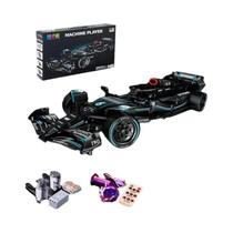 Carro De Corrida F1 Controlado Remotamente Para Meninos, Blocos De Montagem, Conjunto Mecânico, Carro De Corrida F1 Controlado Remotamente Para Meninos, Blocos De Montagem, Conjunto Mecânico,