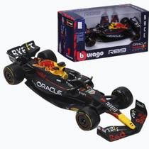 Carro de Corrida miniatura Burago F1 Red Bull azul 1:43 13cm Carro de Corrida miniatura Burago F1 Red Bull azul 1:43 13cm
