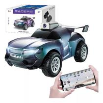 Carro De Corrida Para Crianças Elétrico De Brinquedo,com camera e blutf