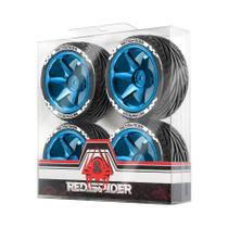 Carro De Corrida RC Red Spider 1/10 Para Drift Em Estrada Com Rodas De Metal, Cubos E Pneus Para HSP