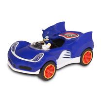 Carro de Corrida Sonic All Stars - Pull Back com Ação de Tração