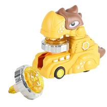 Carro de dinossauro Flashing Spinning Tops com giroscópio la Carro de dinossauro Flashing Spinning Tops com giroscópio la