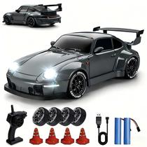 Carro de Drift RC BEACONDESI 1:24 25 km/h 4WD com LED e Bateria Dupla Carro de Drift RC BEACONDESI 1:24 25 km/h 4WD com LED e Bateria Dupla
