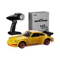 Carro De Drift RC Em Escala 1/43, Mini Controle Remoto 4WD, Brinquedo DIY Com Adesivo E Porta Abre
