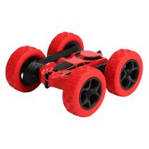 Carro de dublê de dupla face recarregável 360 girando, caindo e torcendo luz elétrica carro de controle remoto