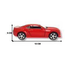 Carro De Ferro Camaro Miniatura Abre Capô Mala Porta