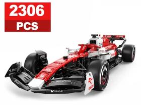 Carro de fórmula 1 equipe alfa romeo c42 2022 com 2306 peças para montar